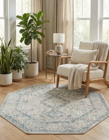 5' 3 x 5' 3 Finsbury Octagon Rug
