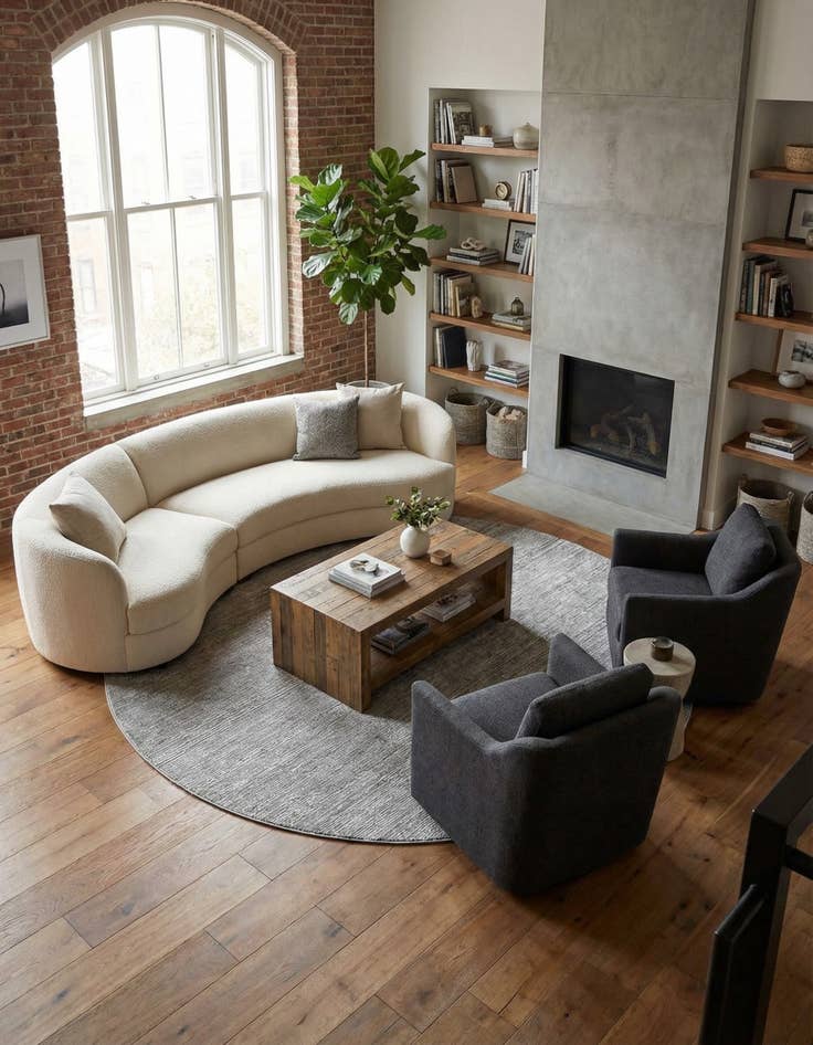 Detail image of 10' x 10' Finsbury Round Rug