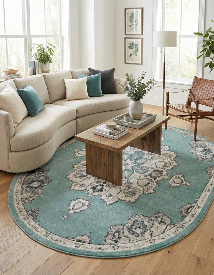 Detail image of 7' 10 x 10' Parker Oval Rug