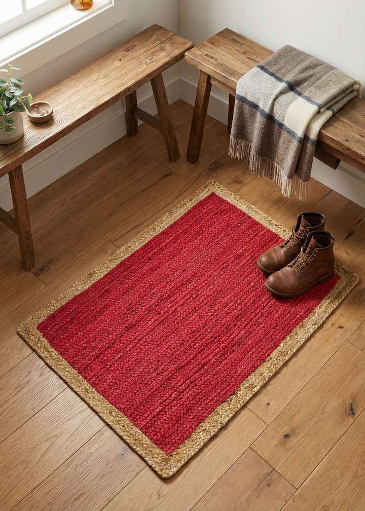 2' 2 x 3' 1 Handmade Braided Jute Rug