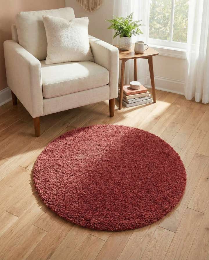 3' x 3' Zermatt Shag Round Rug