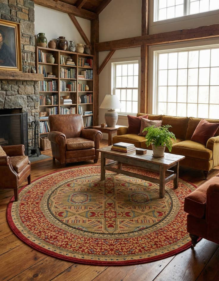 Detail image of  8' x 8' Amina Round Rug