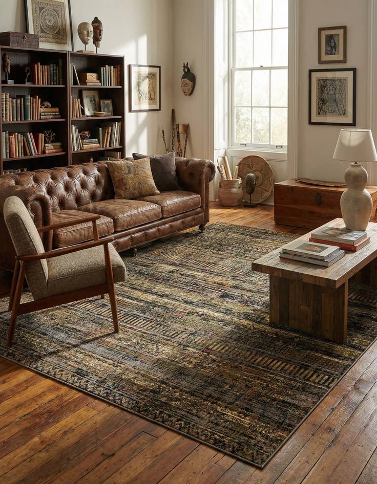 Detail image of 7' 10 x 10' Saturn Rug