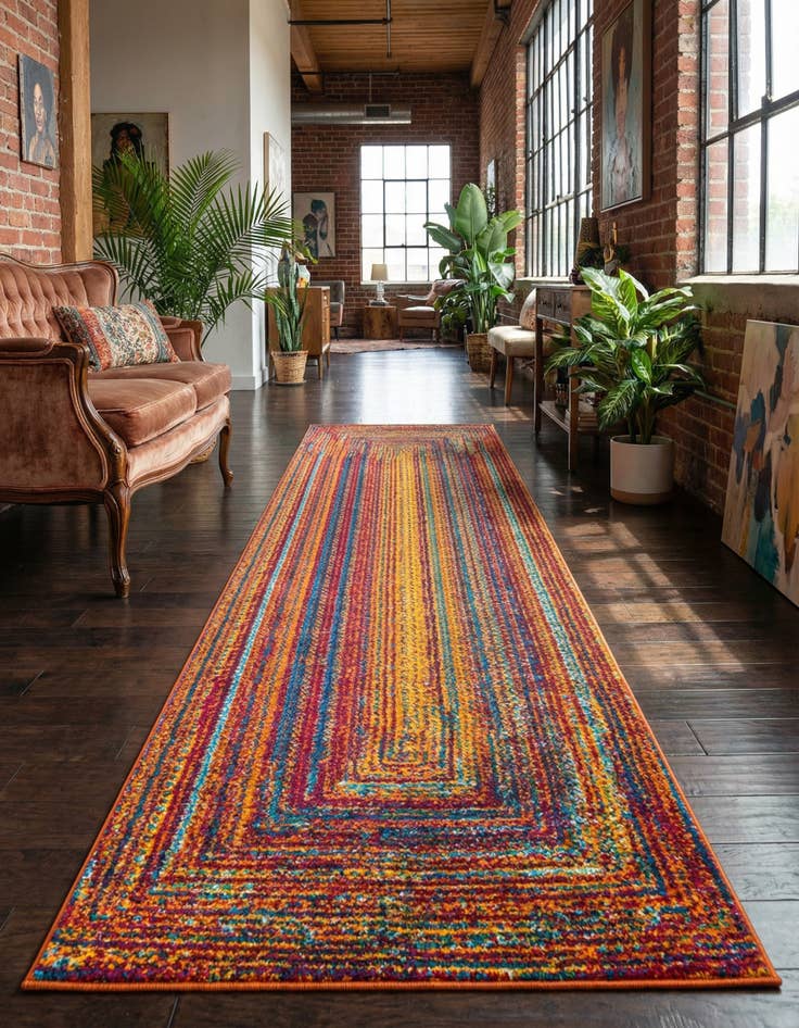 Detail image of 2' 7 x 12' Calypso Runner Rug