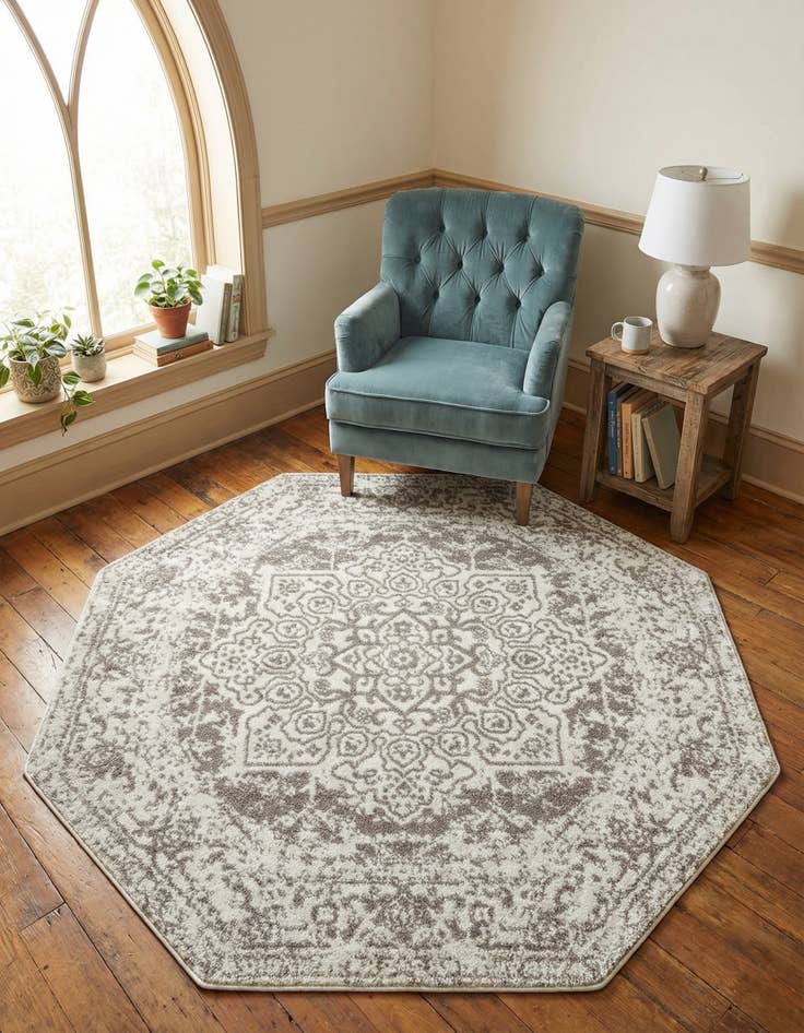Detail image of 5' 3 x 5' 3 Arlington Octagon Rug