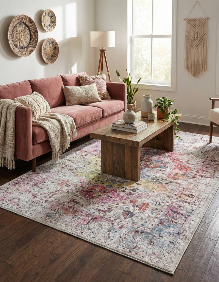 Detail image of 6' x 9' Washable Yara Rug