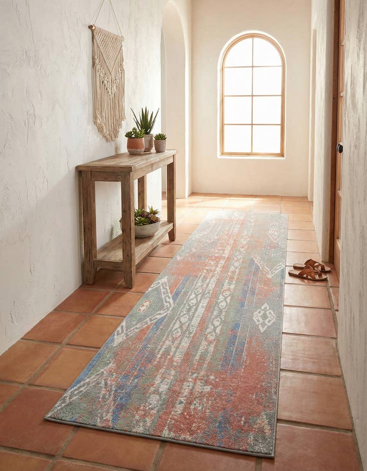 Detail image of 2' 7 x 12' Kamala Washable Runner Rug