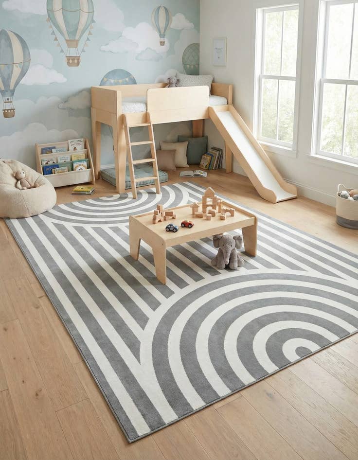 Detail image of 10' x 13' Whimsy Kids Rug