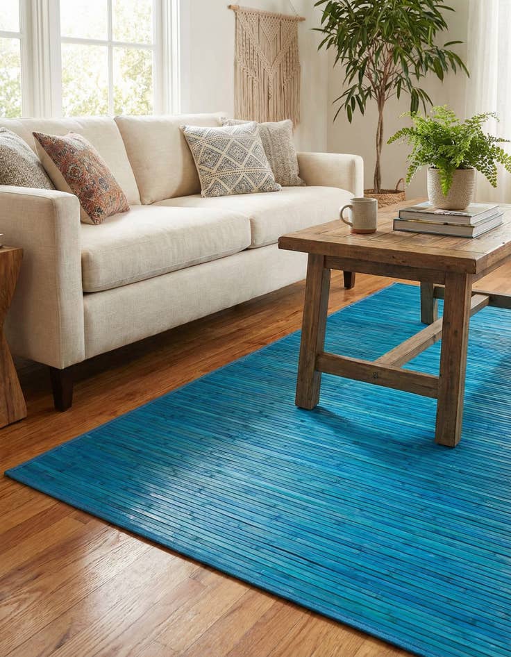 Detail image of 5' 3 x 7' 10 Bamboo Rug