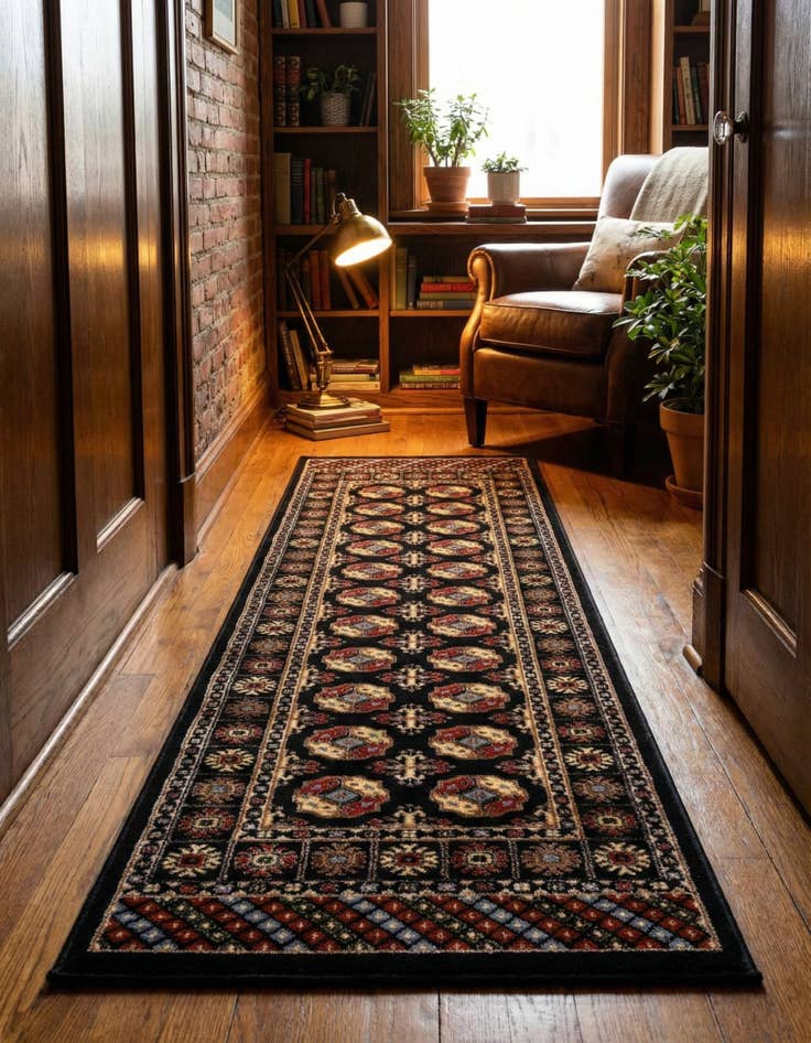 Detail image of 2' x 6' Bokhara Runner Rug