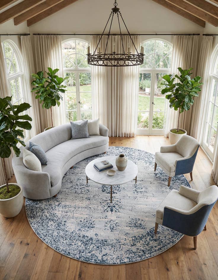 Detail image of 12' x 12' Monaco Round Rug