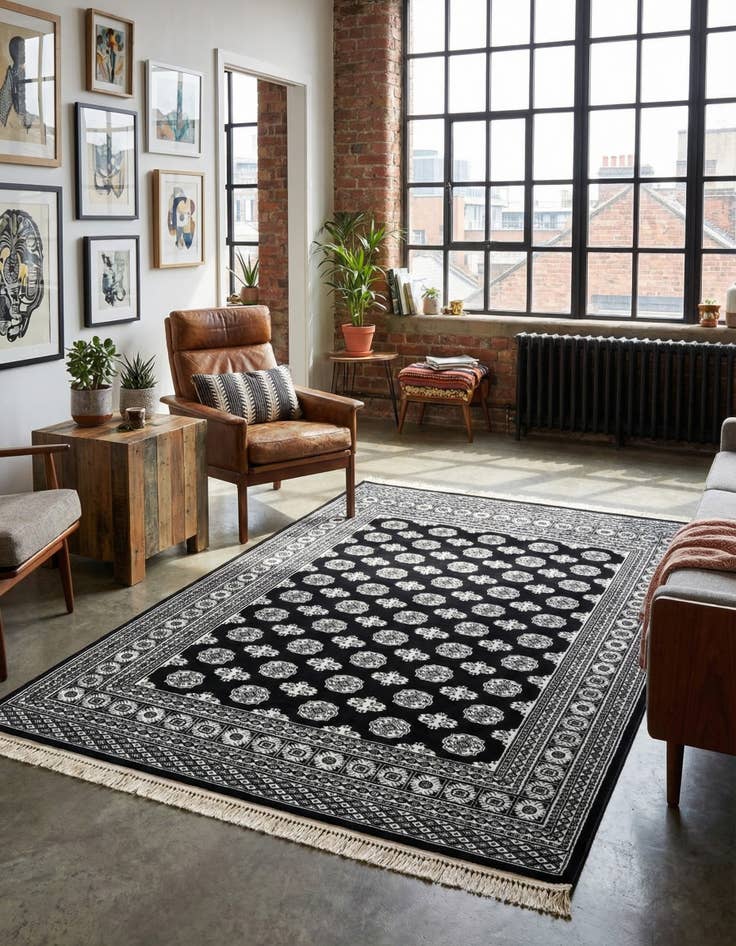 Detail image of 6' x 9' Bokhara Rug