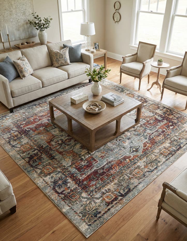 7' 10 x 7' 10 Isabella Square Rug