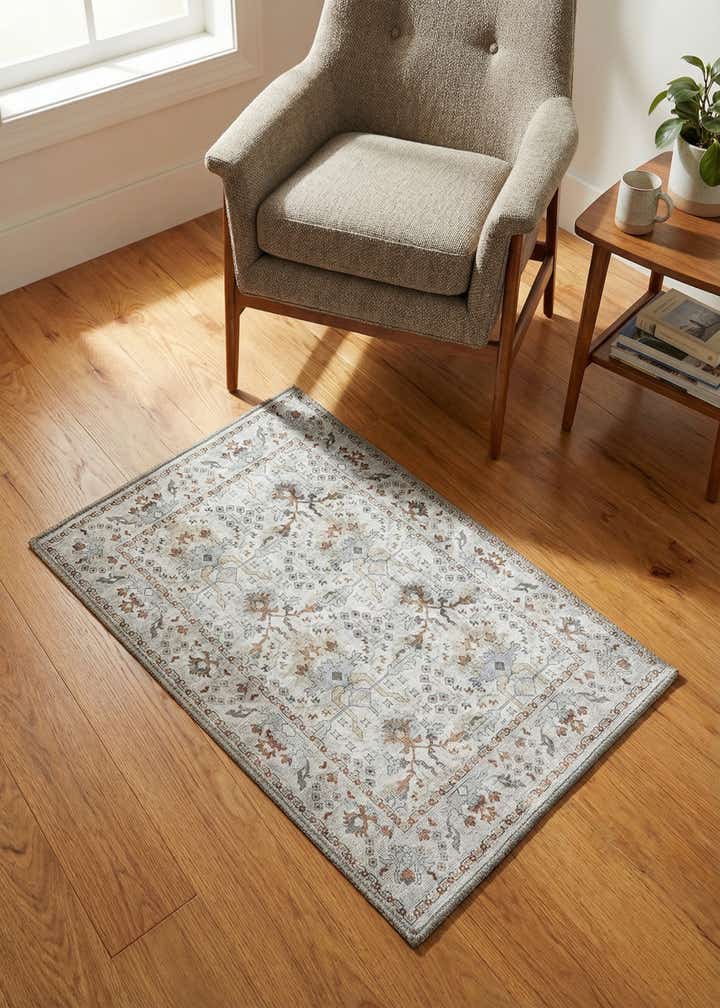 2' x 3' 1 Washable Timeless Rug