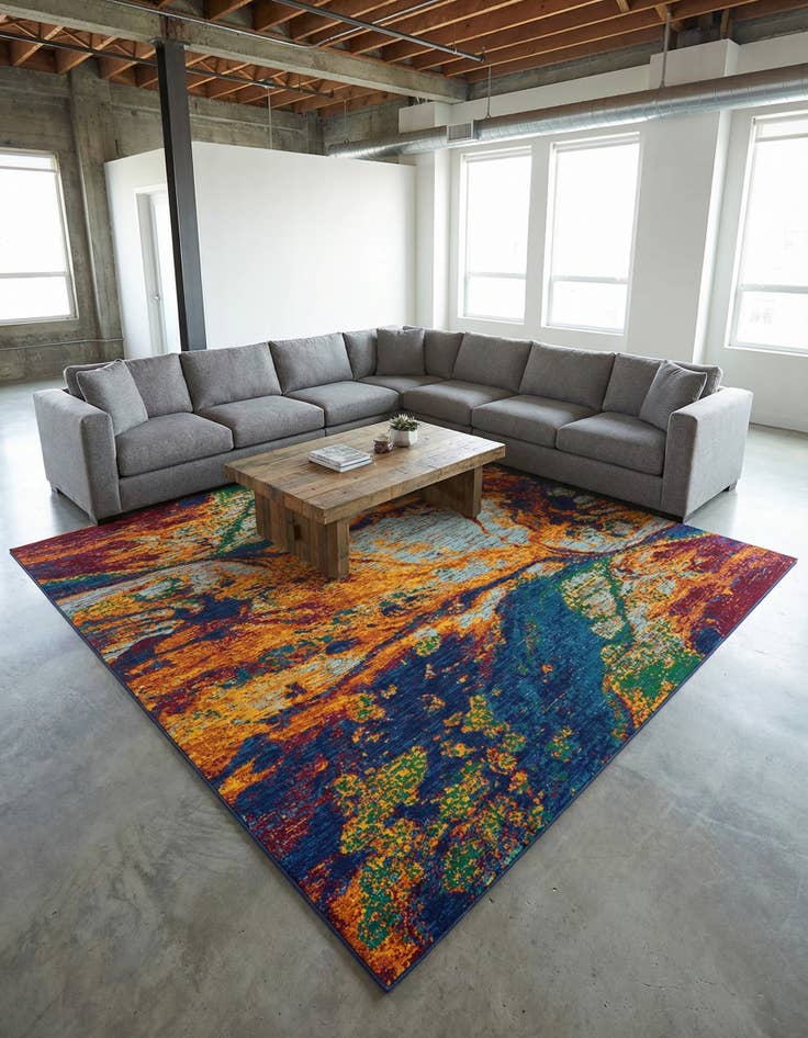 Detail image of 10' x 10' Calypso Square Rug