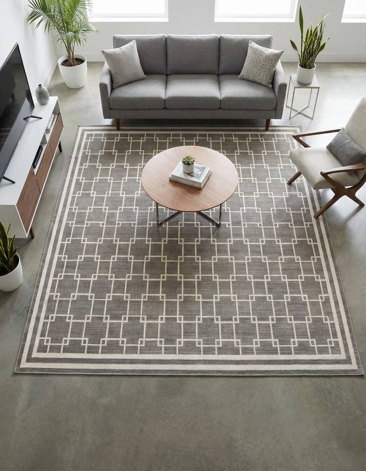 Detail image of Jill Zarin 7' 10 x 7' 10 Metropolitan Uptown Square Rug