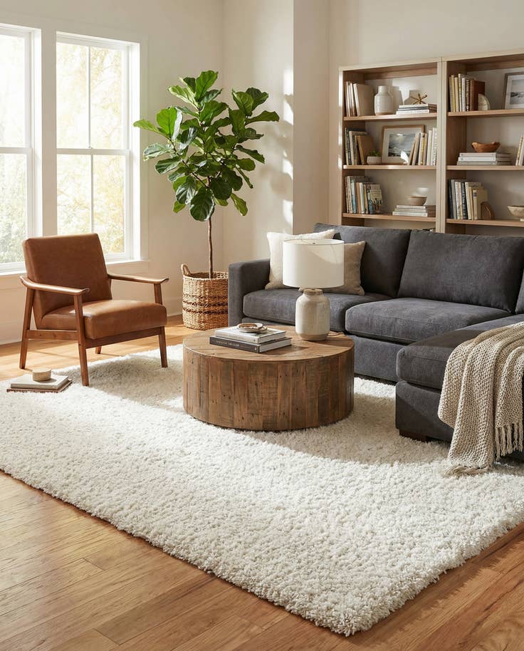 Detail image of 7' 10 x 10' Zermatt Shag Rug