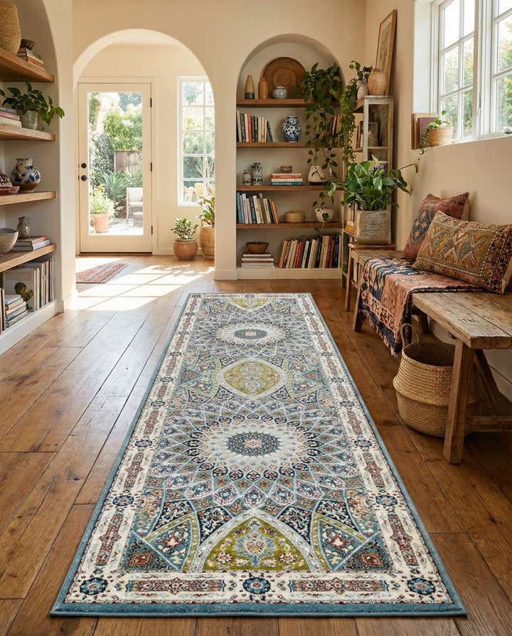 2' 7 x 11' Nain Design Runner Rug