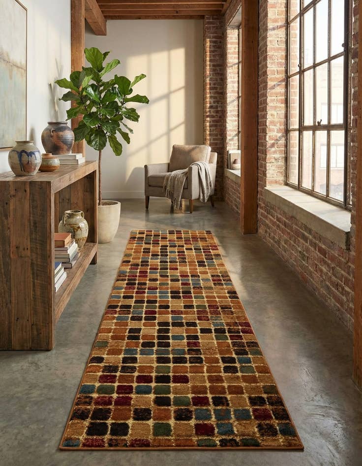 Detail image of 2' 7 x 10' Cafe Runner Rug