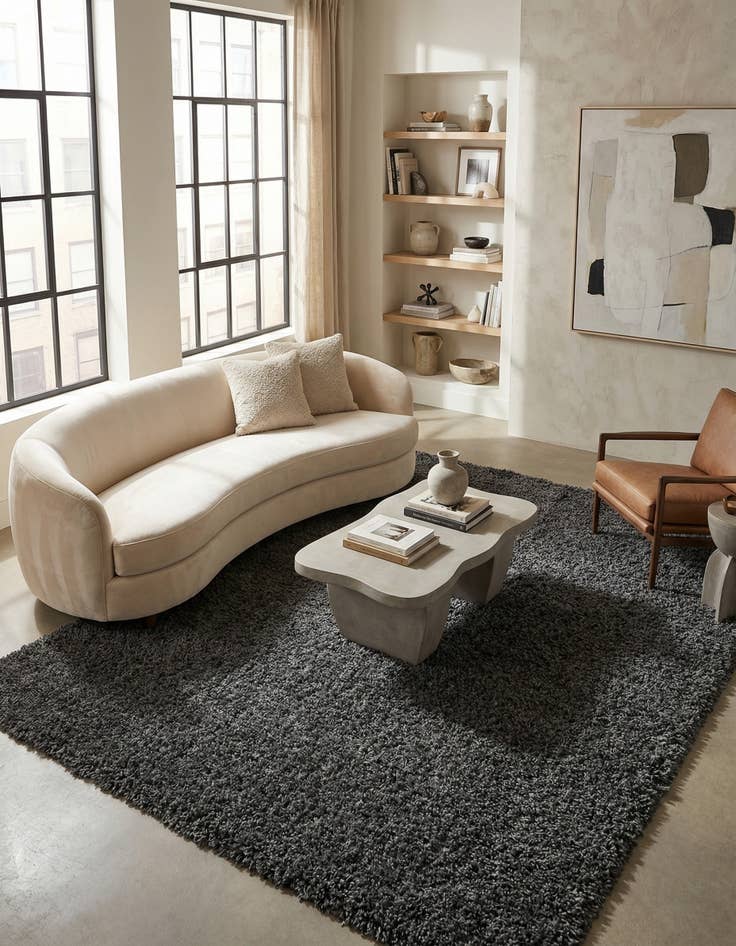 Detail image of 7' 10 x 10' Zermatt Shag Rug