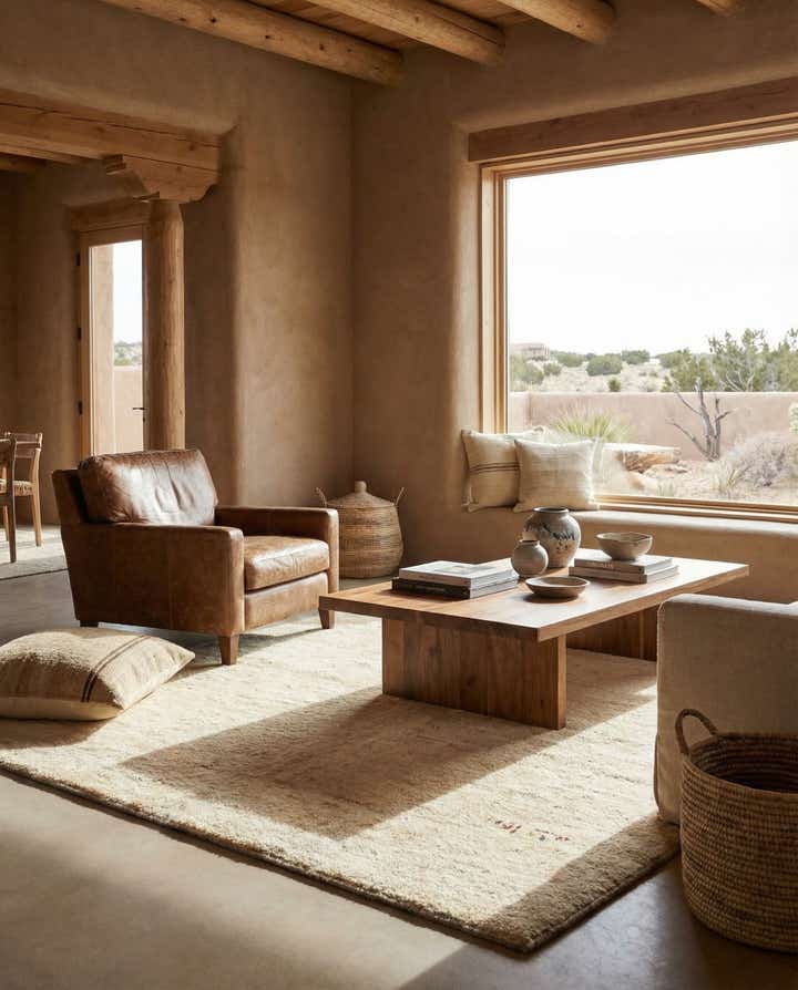 5' 1 x 6' 2 Gabbeh Shouli Wool Rug