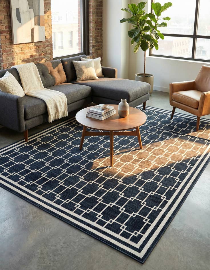 Detail image of Jill Zarin 7' 10 x 10' Metropolitan Uptown Rug