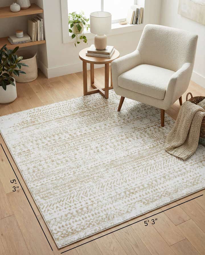 160cm x 160cm Hermitage Quadrat Teppich
