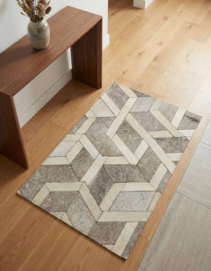 Detail image of 2' 1 x 3' 1 Cowhide Rug