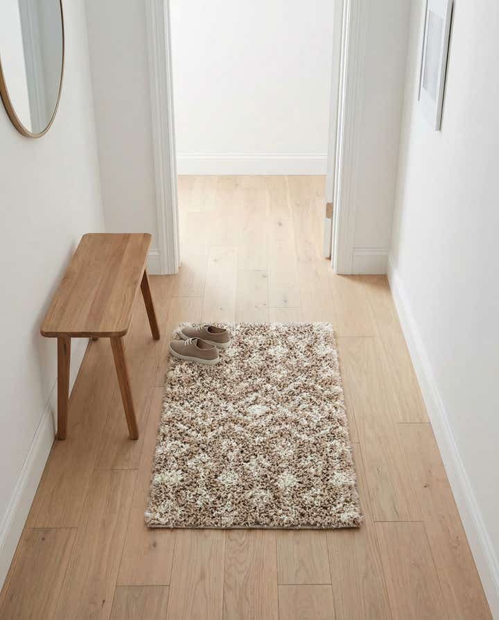 2' x 3' Moroccan Trellis Shag Rug