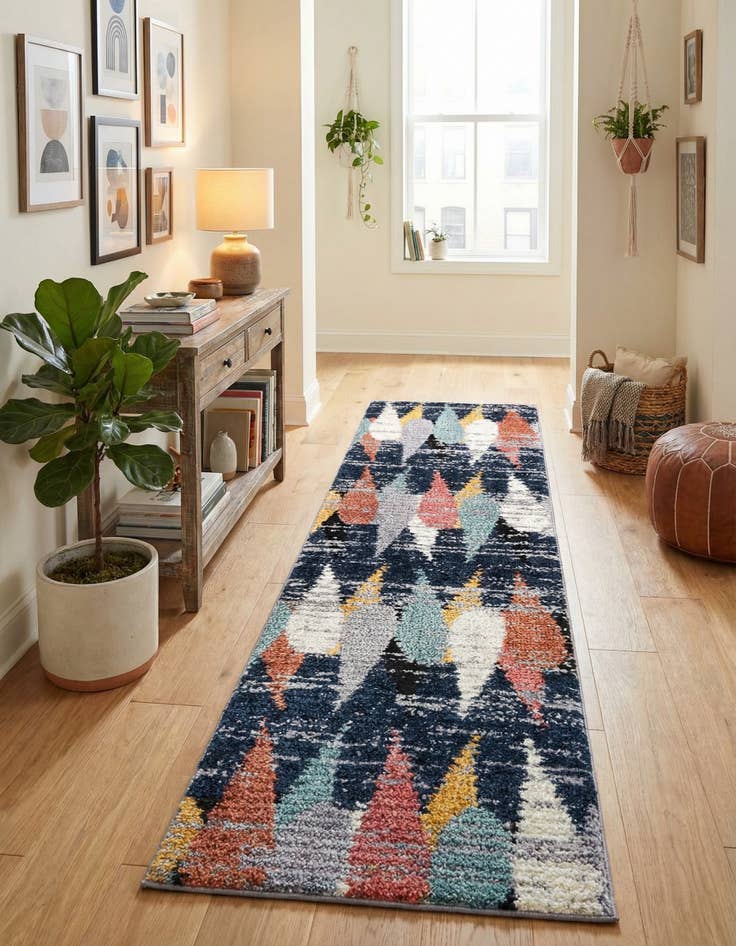 Detail image of  2' x 7' 10 Tagine Runner Rug