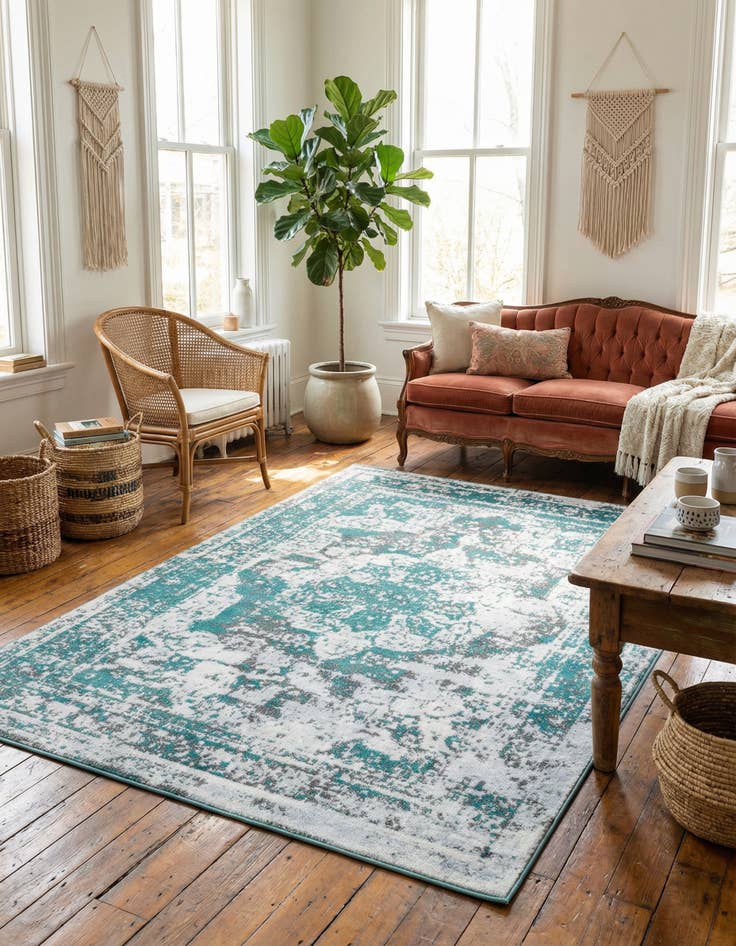 Detail image of 7' 10 x 11' Monaco Rug