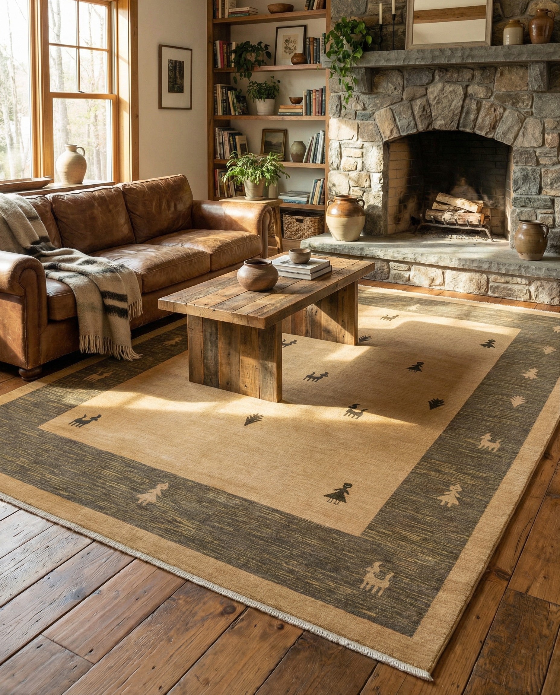 10' x 13' Kashkuli Gabbeh Rug