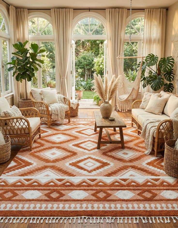 Detail image of 9' x 12' Boho Rug