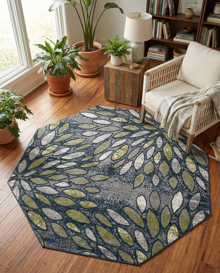 Detail image of 7' x 7' Charleston Octagon Rug