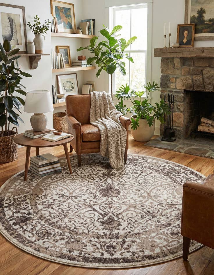 Detail image of 7' 10 x 7' 10 Vista Round Rug