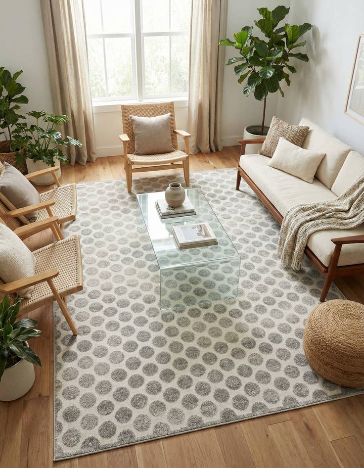 Detail image of 9' x 12' Washable Sabrina Soto Indoor / Outdoor Rug