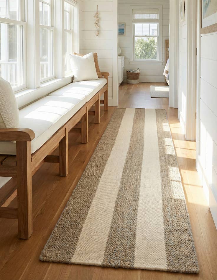 Detail image of 2' x 8' Hand Woven Jill Zarin Hamptons Runner Rug