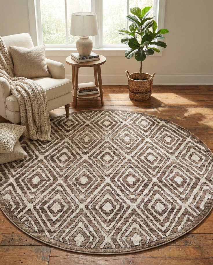 Detail image of 6' x 6' Hermitage Round Rug