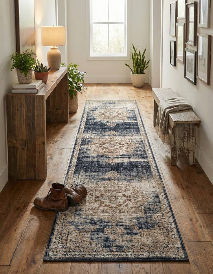 Detail image of 2' 7 x 10' Eliza Runner Rug