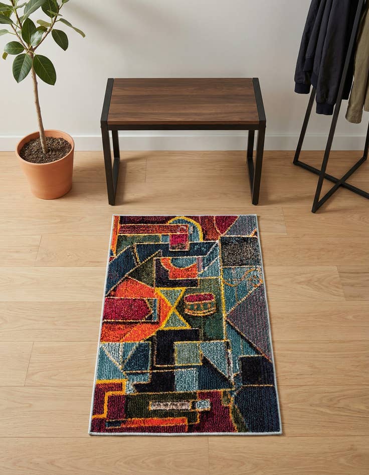 Detail image of 2' x 3'  Washable Haerfest Rug