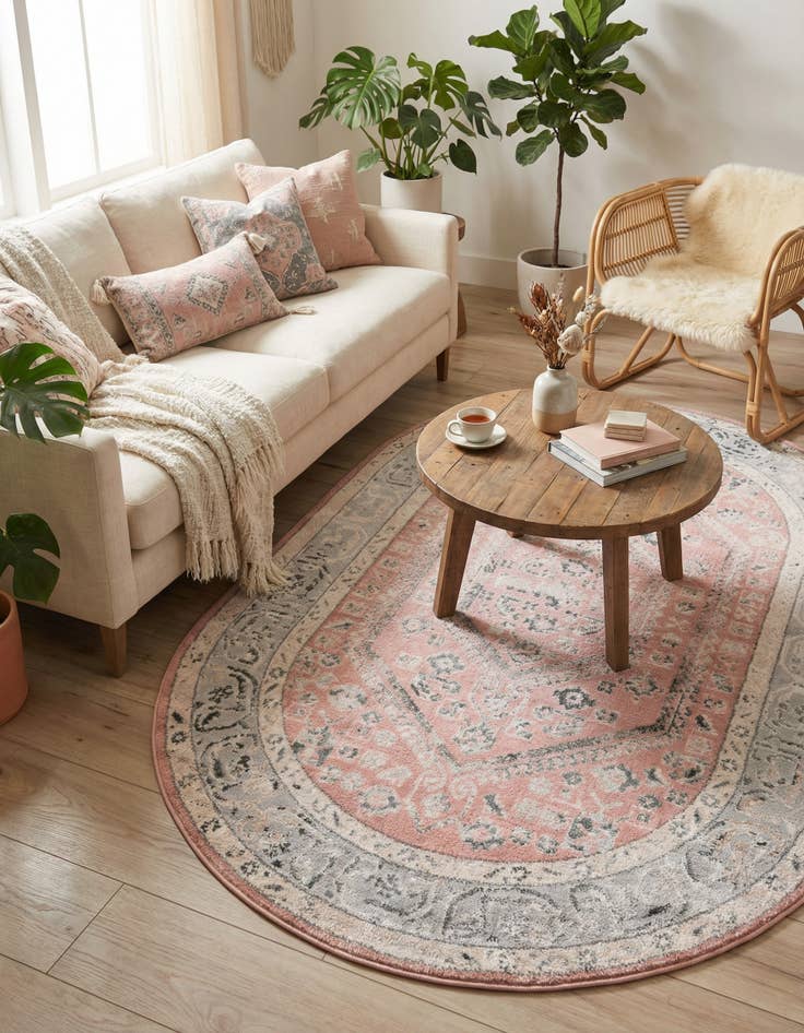 Detail image of 5' x 8' Aurelia Oval Rug