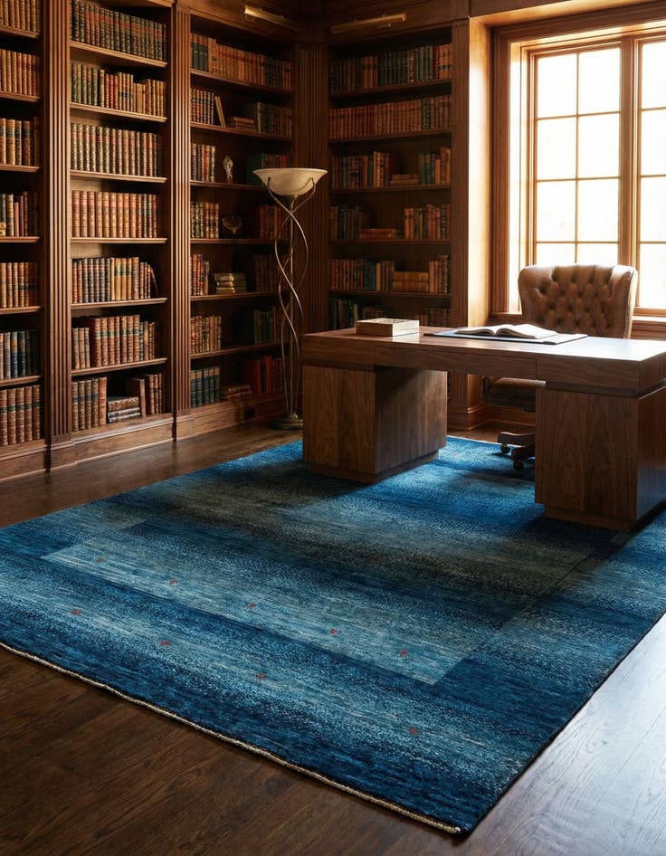 Detail image of 4' 10 x 6' 8 Hand Knotted Kashkuli Rug