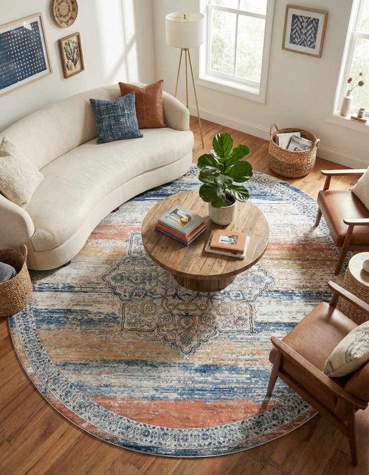 Detail image of 12' x 12' Nyla Round Rug