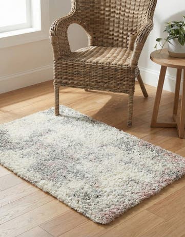 Pink Soft Touch Shag Rug