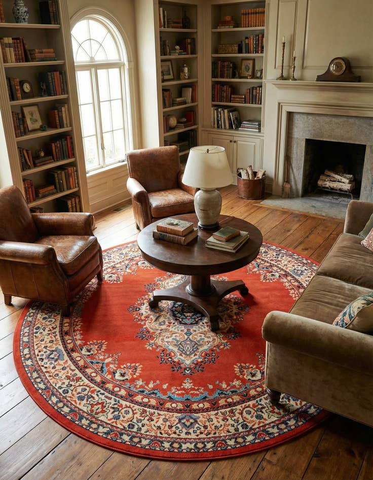 Detail image of 7' 10 x 7' 10 Amaya Round Rug