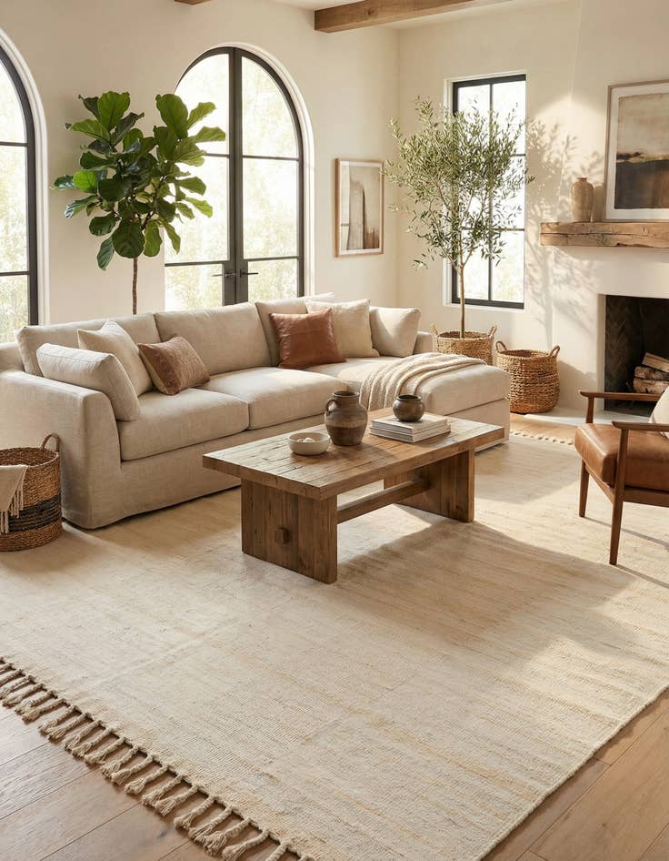 Detail image of 10' x 14' 1  Hand Woven Chindi Cotton Rug