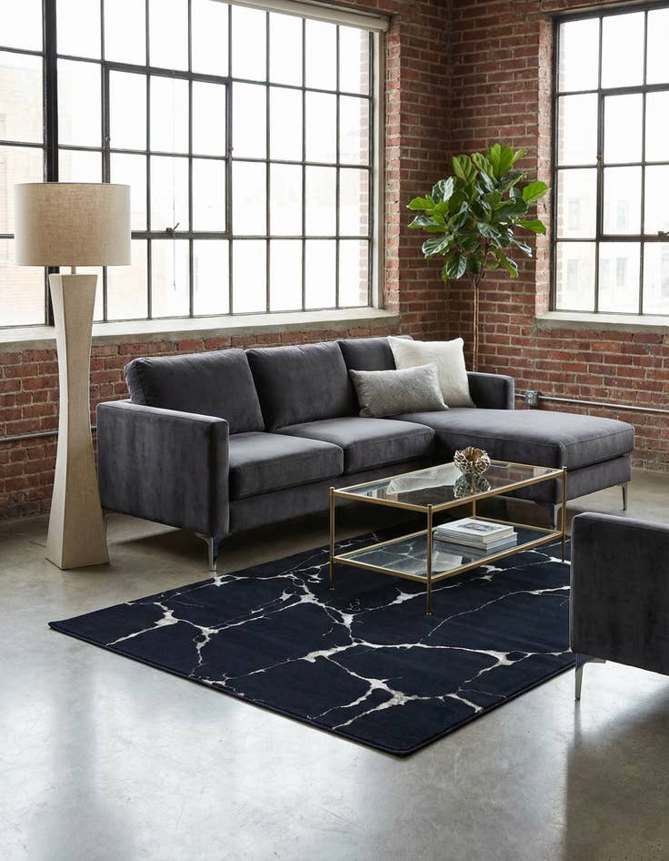 Detail image of 5' 3 x 8' Vogue Geo Rug