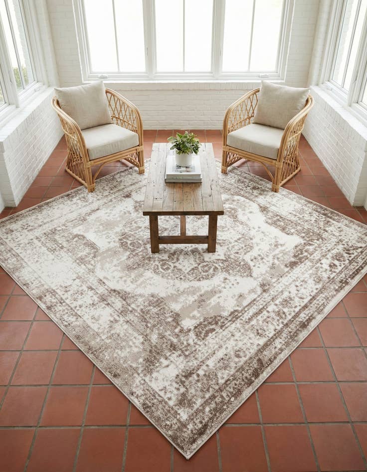 Detail image of 7' 10 x 7' 10 Monte Carlo Square Rug