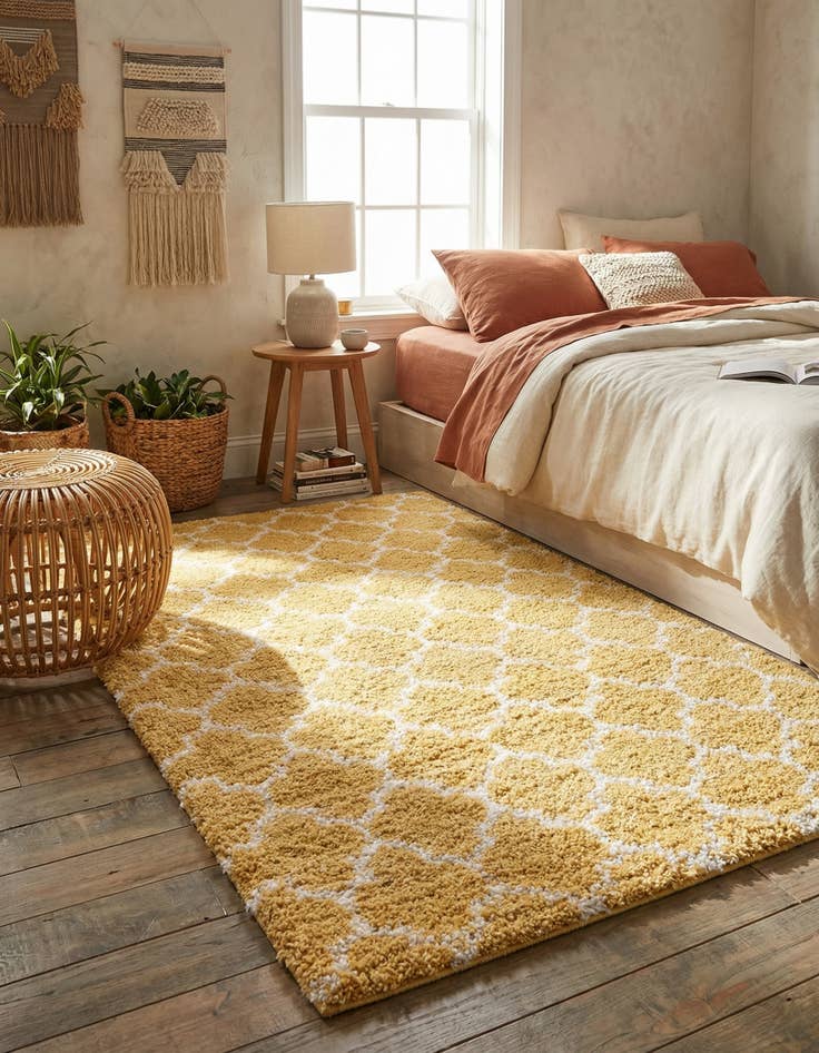 Detail image of 5' x 8' Marrakesh Shag Rug