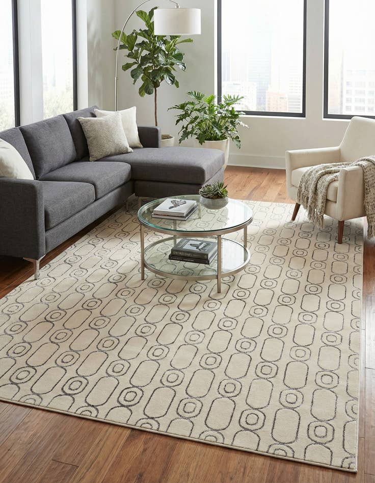 Detail image of 6' x 9' Vogue Geo Rug